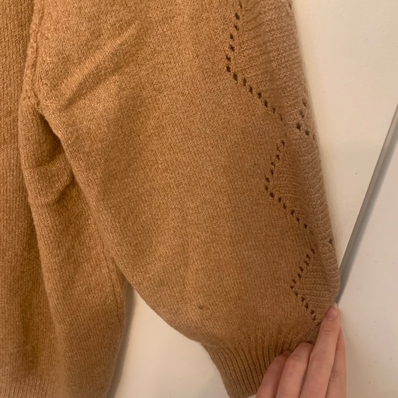 NEW OVLA by Olive & Vine Women’s 3/4 Length Sweater Color Amber - Picture 6 of 8